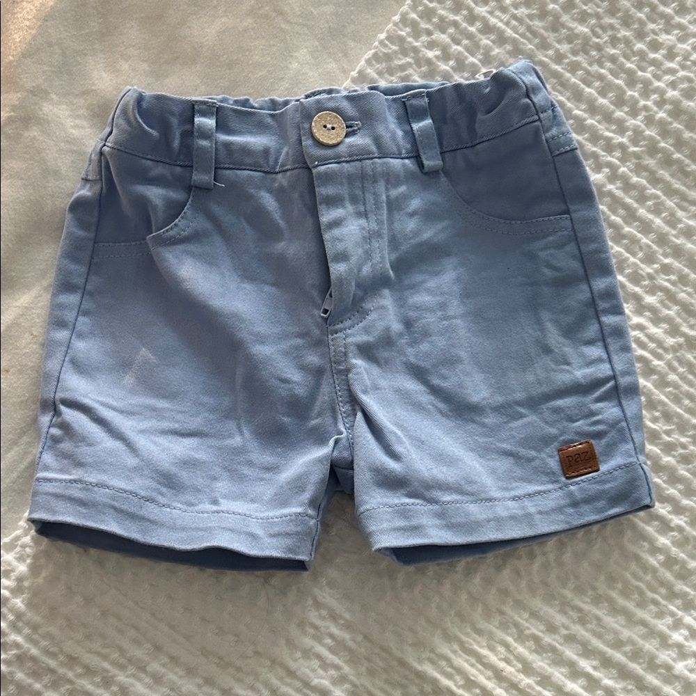 Paz Kids Blue Shorts size 12m